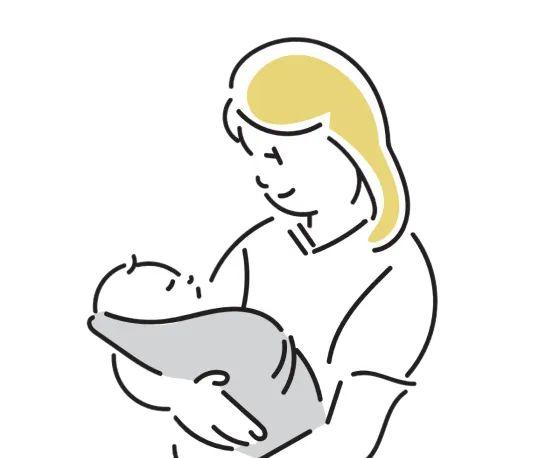 赤ちゃんとお母さん